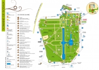 Carte du parc de Sceaux
